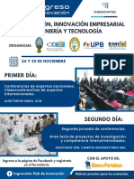 Brochure - V Congreso de Innovación Ingnovatec