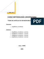 Inve.1101.222.2.ef - Presentación Del Artículo de Revisión Biliográfica