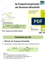 Aula 11 - Cálculo Da ET Por Penman-Monteith