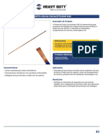 Vareta de Solda Oxi/Acetileno R45 para Aços de Baixo Carbono