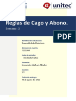 Reglas Del Cargo y Abono.