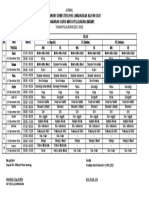 Jadwal PAS 2022