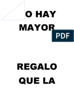 No Hay Mayor Regalo