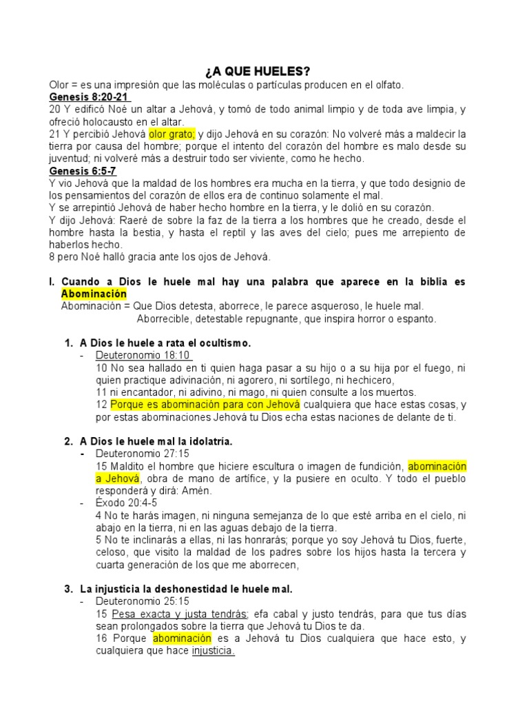 A Que Hueles | PDF | Lujuria | Incienso
