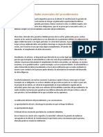 Formalidades esenciales del procedimiento