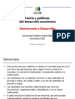 Semana 8 - Democracia y Desarrollo