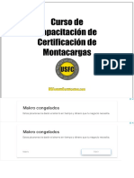 Curso de Capacitación de Certificación de t Montacargas - PDF Free Download
