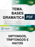 1.1 Diptongos, Triptongos e Hiatos