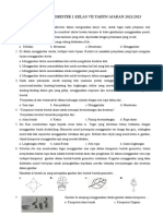 Soal Sas Mp. Seni Prakarya KLS 7 Nunung