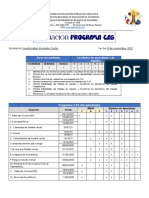 Áreas Desarrolladas Resultados de Aprendizaje CAS Logrados