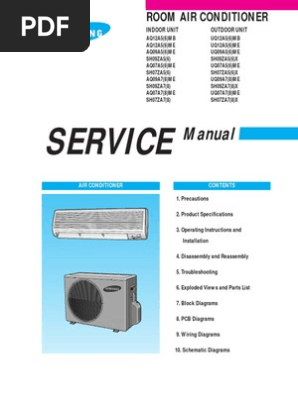 Samsung Service Manual Air Conditioning Printed Circuit Board