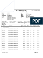 Bill of Supply (Final Bill) : MR No State Code State Gstin