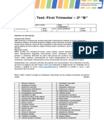 Diagnostic Test 2° B