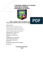 Reacciones de hidrocarburos: diferenciación de alcanos, alquenos y aromáticos