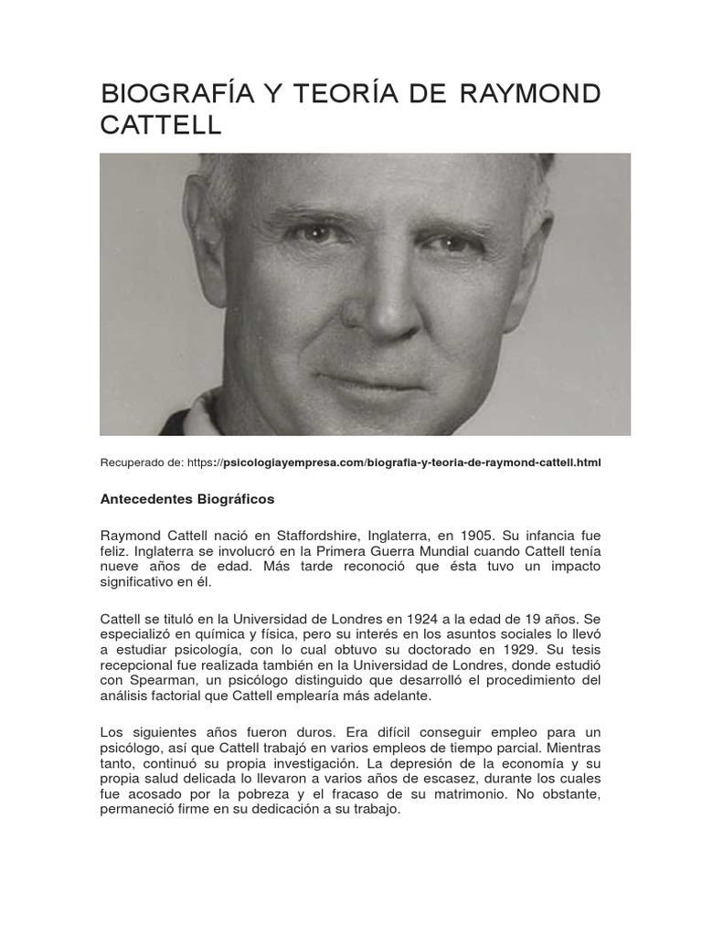 Lectura 3 raymond cattell pdf an lisis factorial teor a