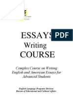 English Essays Writing Course for Advanced Students