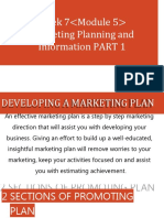 W7 - Marketing Planning and Information PART 1 - Presentation PDF
