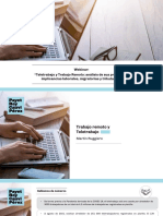 Teletrabajo y Trabajo Remoto Análisis de Sus Principales Implicancias Laborales, Migratorias y Tributarias