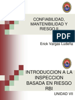 Confiabilidad, Mantenibilidad Y Riesgo Ii: Erick Vargas Ludeña