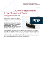 RLD MMM Balancing HVAC Hydronic Systems Flow Measurement Valves 1