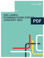 Sri Lanka IAL and IGCSE Exam Prices Jan 2023