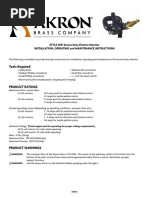 Akron 3491 Installation Manual