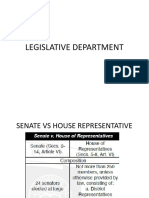 Legislative Department
