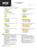 Web System and Technologies II - Midterm Exam Answer Key