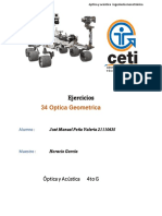 Ejercicios de óptica geométrica sobre lentes, espejos e imágenes