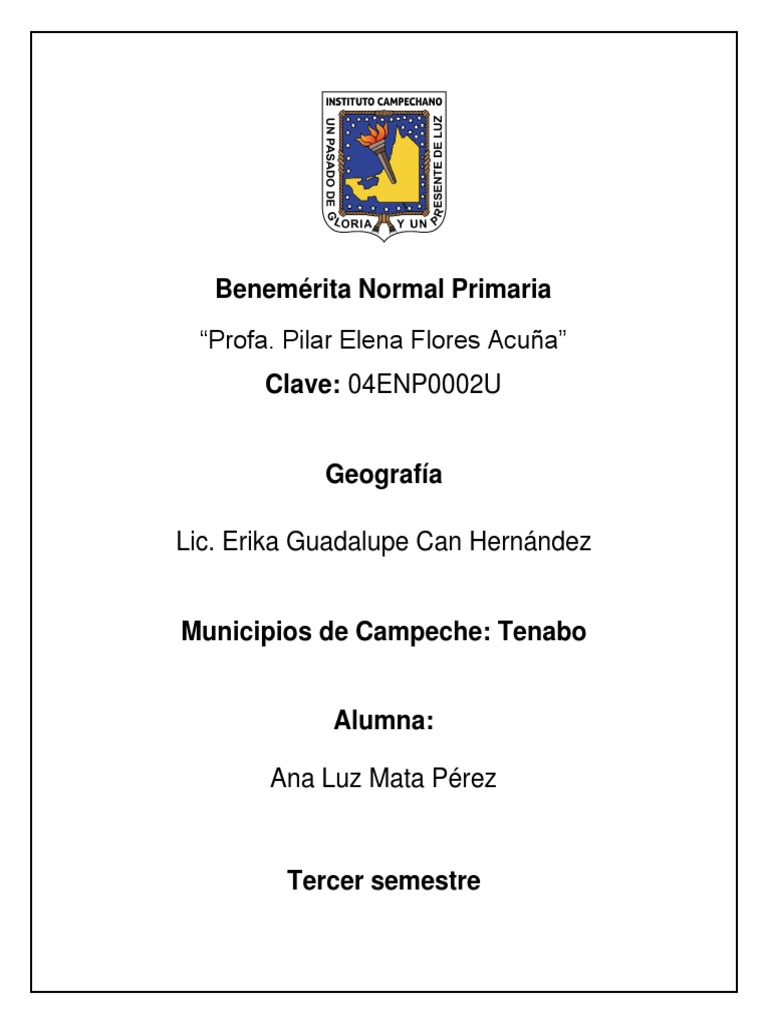 Tenabo Investigación PDF