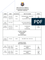 SPM Trial Exam Timetable