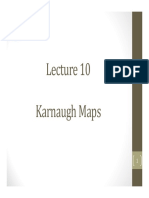 Lecture 10 - Karnaugh Maps
