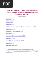 Qatar Law 16 of 2002