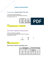 Physical Properties of Jhama Bricks and Project Cost Estimation