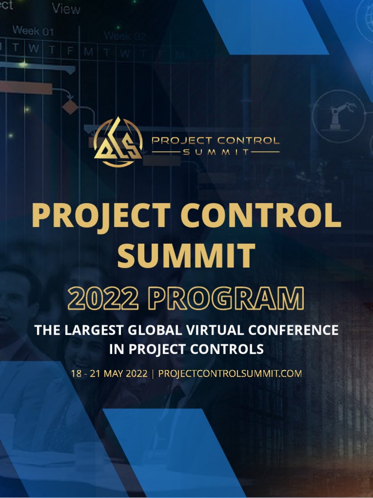2022 Project Control Summit Program-May5 | PDF | Analytics | Project ...