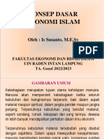 Konsep Dasar Ekonomi Islam