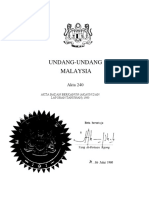 Akta Badan Berkanun Akaun Dan Laporan Tahunan 1980 Akta 605