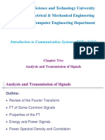 Chapter - 2 Analysis and Transmission of Signals