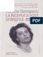 Adriana Georgescu - La Inceput A Fost Sfarsitul