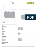 Data Sheet - Item Number: 2002-1291 End and Intermediate Plate 0.8 MM Thick