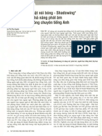 Triển khai "kĩ thuật nói bóng - Shadowing" nhằm cải thiện khả năng phát âm cho sinh viên không chuyên tiếng Anh