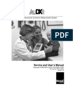 Otoemisiones AuDX - User - Service - Manual