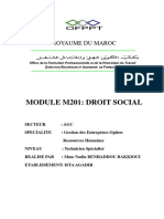 m201 Georh Droit Social