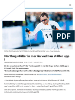 Northug Ställer in Mer Än Vad Han Ställer Upp I - SVT Sport