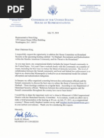 Ellison Letter to Rep. King