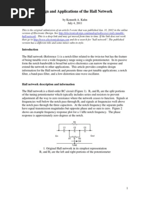 design_and_applications_of_the_hall_network