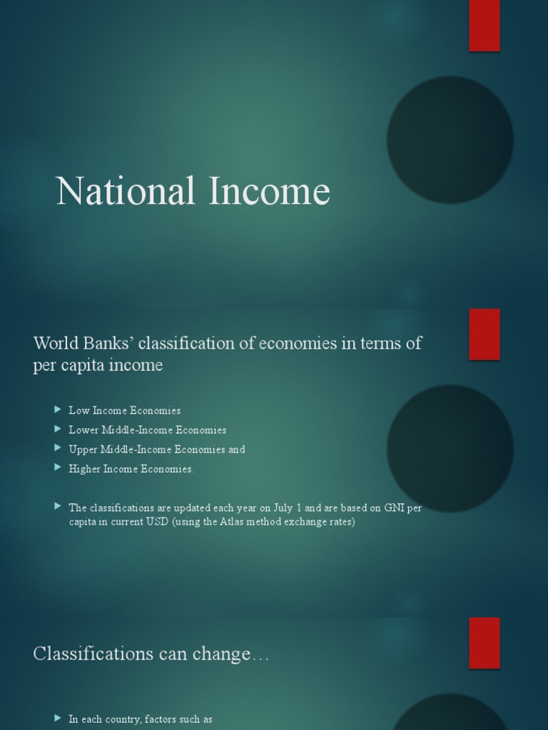 National Income | Download Free PDF | Measures Of National Income And ...