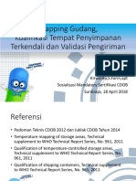 Mapping Gudang, Kualifikasi Tempat Penyimpanan Terkendali dan Validasi Pengiriman