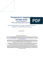 Temperature Mapping Storage Areas WHO