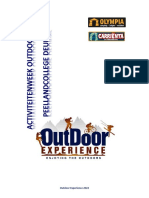 Activiteitenweek Outdoor 2022 - Infoboekje